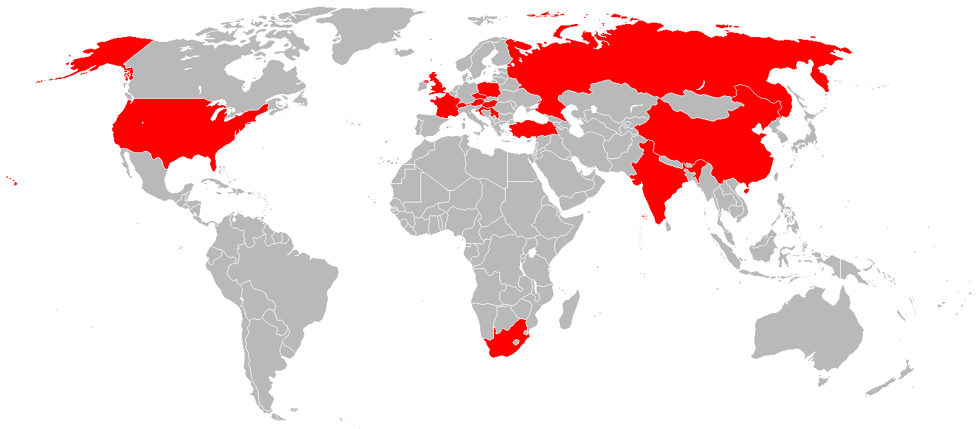 World Map Russia